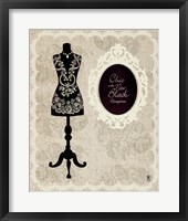 Framed Chic Dress Form I