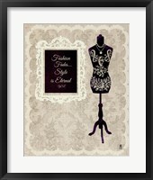 Framed Chic Dress Form II