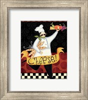 Framed 'Bon Appetit IV' border=