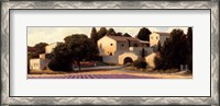 Framed Lavender Fields Panel I