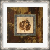 Framed Autumn Leaf Square I