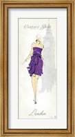 Framed Fashion Lady III