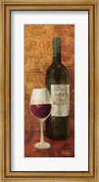 Framed Vin Rouge Panel I