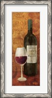 Framed Vin Rouge Panel I