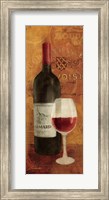 Framed Vin Rouge Panel II