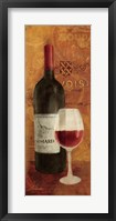 Vin Rouge Panel II Framed Print