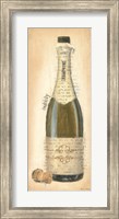 Framed Bubbly Champagne Bottle