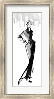 Framed Fifties Fashion III with Red