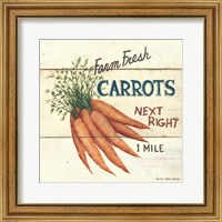 Framed Farm Fresh Carrots