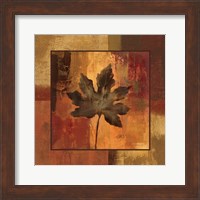 Framed October Leaf I