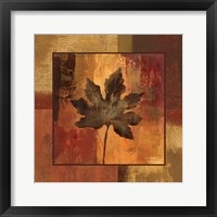 Framed October Leaf I