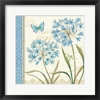 Blue Melody III Framed Print