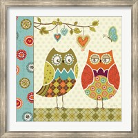 Framed Owl Wonderful I