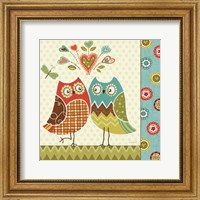 Framed Owl Wonderful II