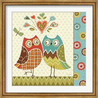 Framed Owl Wonderful II
