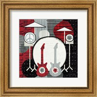 Framed Rock 'n Roll Drums