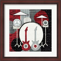 Framed Rock 'n Roll Drums