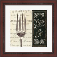 Framed French Menu II