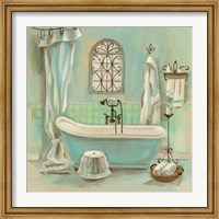 Framed Glass Tile Bath I