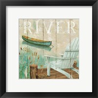 Framed 'Waterside IV' border=