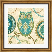 Framed Owl Forest II