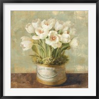 Framed Hatbox Tulips