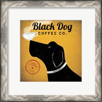 Framed 'Black Dog Coffee Co.' border=
