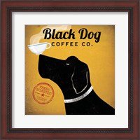 Framed 'Black Dog Coffee Co.' border=