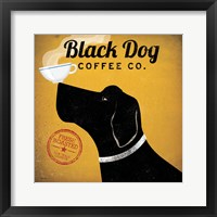 Framed 'Black Dog Coffee Co.' border=