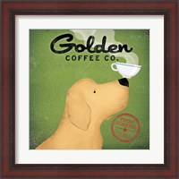 Framed 'Golden Dog Coffee Co.' border=