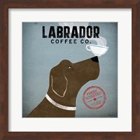 Framed 'Labrador Coffee Co.' border=