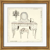 Framed Emily's Boudoir III Table