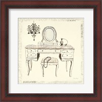 Framed Emily's Boudoir III Table