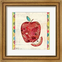 Framed Fruit Collage I - Apple