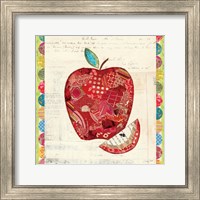Framed Fruit Collage I - Apple