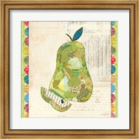 Framed Fruit Collage III - Pear -