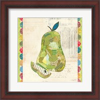 Framed Fruit Collage III - Pear -