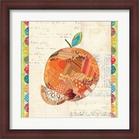 Framed Fruit Collage IV - Orange