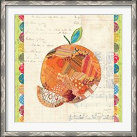Framed Fruit Collage IV - Orange
