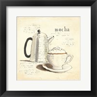 Framed Parisian Coffee I