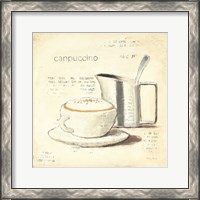 Framed 'Parisian Coffee IV' border=