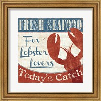 Framed Fresh Seafood I