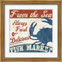 Framed Fresh Seafood IV