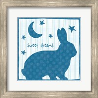 Framed 'Le Lapin I' border=