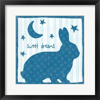 Framed 'Le Lapin I' border=