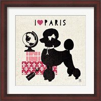 Framed Paris Pooch