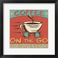 Coffeehouse III Framed Print