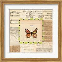 Framed Hope Butterfly