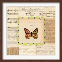 Framed Hope Butterfly