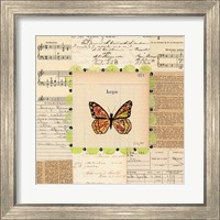 Framed 'Hope Butterfly' border=